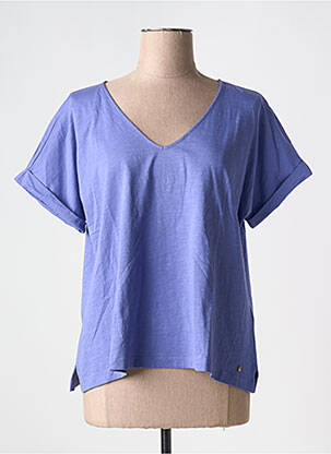 Tricou violet DES PETITS HAUTS femeie