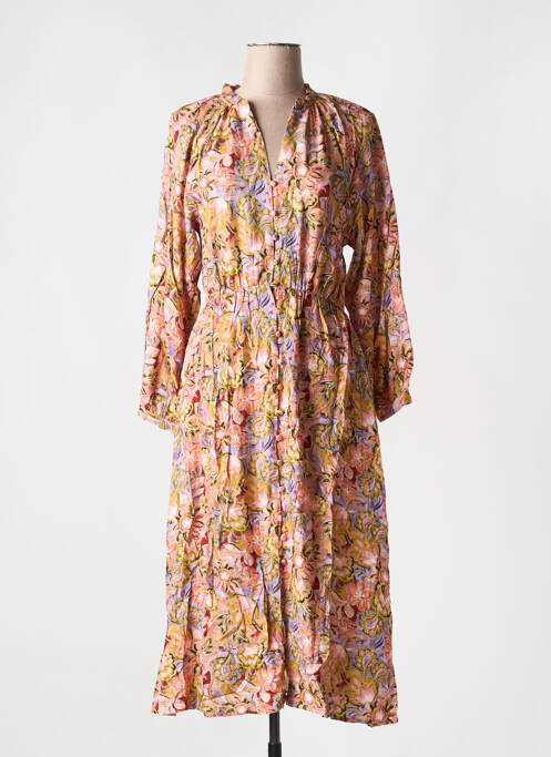 Rochie midi roz LA PETITE ETOILE femeie