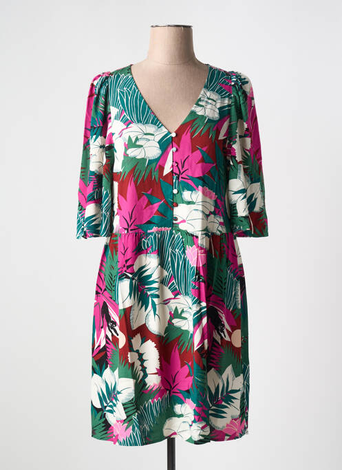 Rochie scurtă verde DES PETITS HAUTS femeie