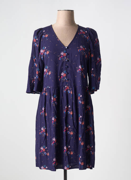 Rochie scurtă albastru DES PETITS HAUTS femeie