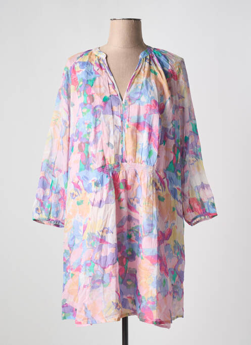 Rochie midi roz DES PETITS HAUTS femeie