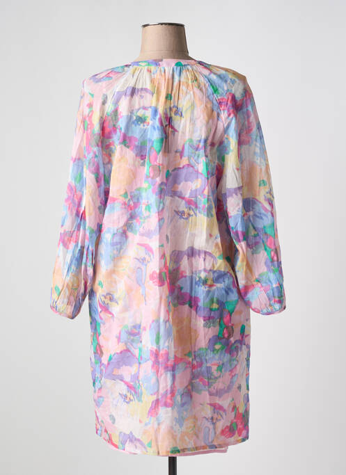 Rochie midi roz DES PETITS HAUTS femeie