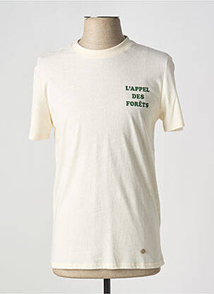 Tricou bej FAGUO bărbat