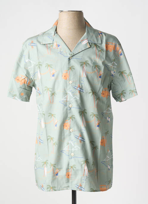 Cămașă cu mâneci scurte verde FAGUO bărbat