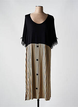 Rochie midi negru SOPHIA CURVY femeie