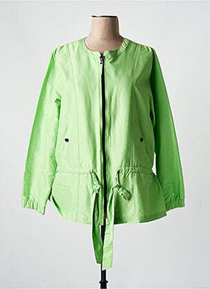 Jachete casual guler rotund verde NO SECRET femeie