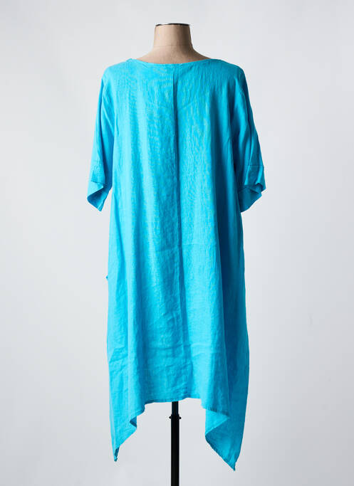 Rochie midi albastru SOPHIA CURVY femeie