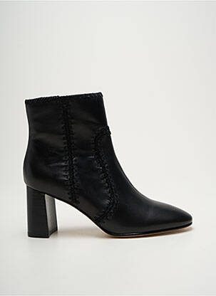 Botine/ghete material neted toc de 4 la 6 cm negru MI/MAI femeie