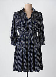 Rochie scurtă mâneci 3/4 mâneci 3/4 albastru SEE U SOON femme