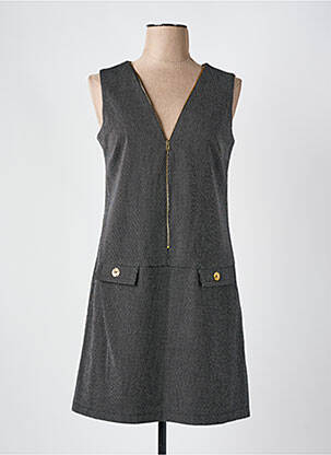 Rochie scurtă fără mâneci fără mâneci negru HIPPOCAMPE femeie