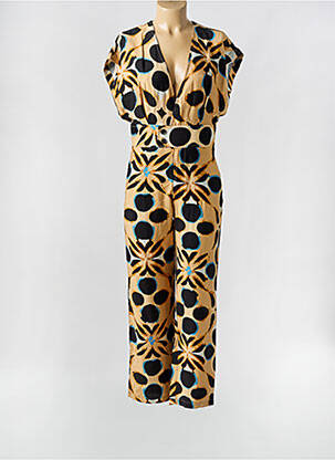 Salopetă-pantalon bej SEE U SOON femeie