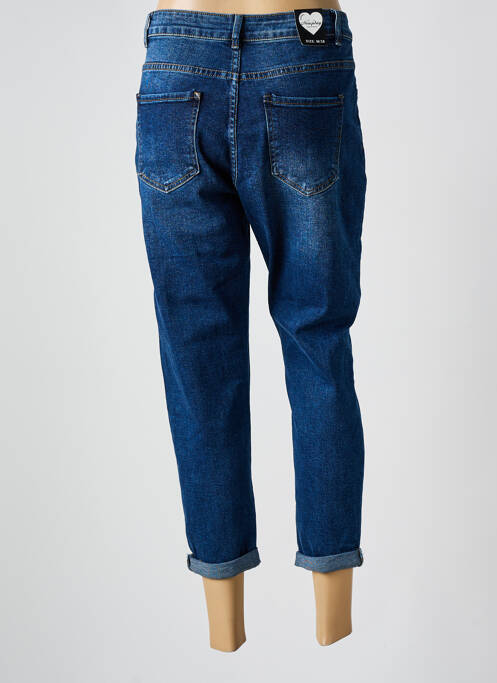 Blugi cu croială slim albastru NEWPLAY femeie