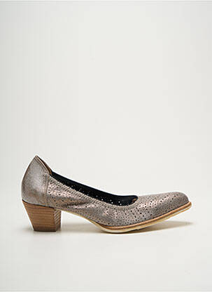 Pantofi cu toc argintiu MYMA femeie