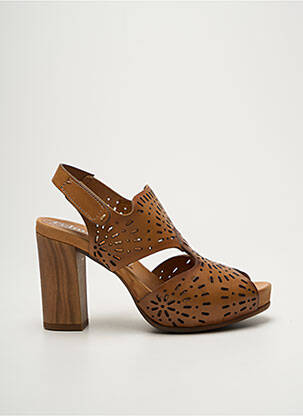 Sandale/Pantofi decupați maro FELMINI femeie