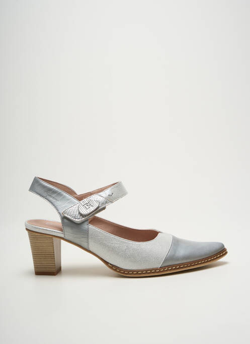 Pantofi cu toc argintiu DORKING femeie