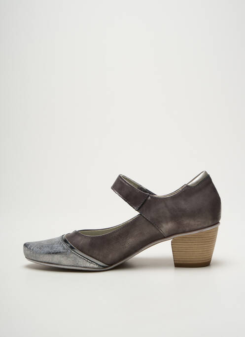 Pantofi cu toc argintiu DORKING femeie