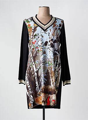 Rochie midi negru MALOKA femeie