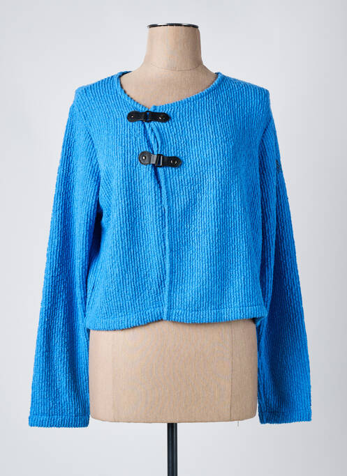 Vestă cu mâneci lungi albastru MALOKA femeie