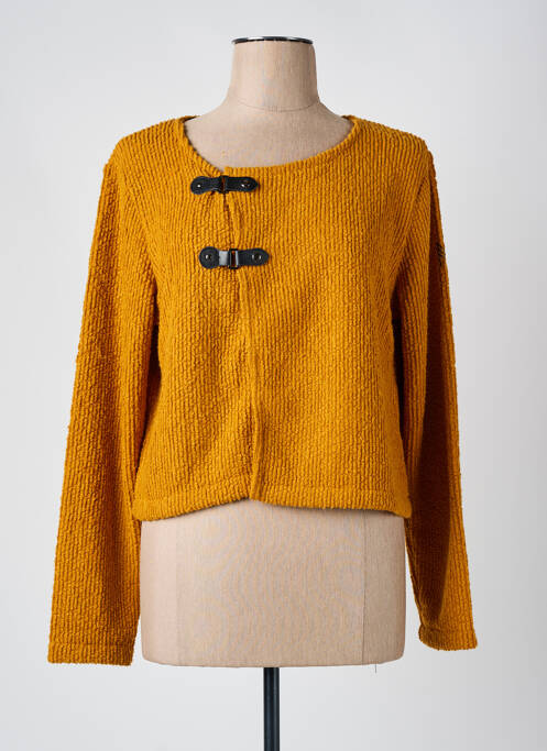 Vestă cu mâneci lungi galben MALOKA femeie