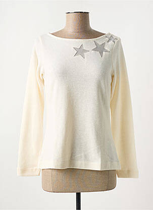 Pulover alb MALOKA femeie