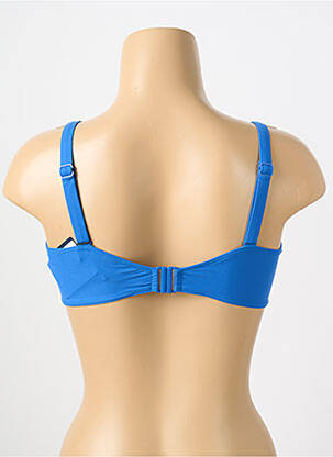 Sutien de costum de baie elasticitate sutien cupe întregi cu decolteu înalt albastru PRIMADONNA femeie