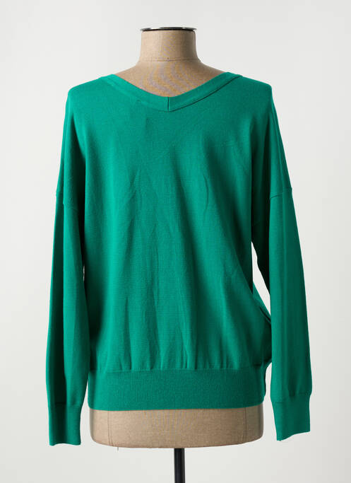 Vestă cu mâneci lungi verde GRIFFON femeie