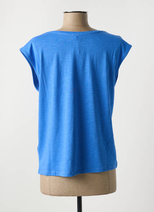 Tricou albastru C'EST BEAU LA VIE femeie