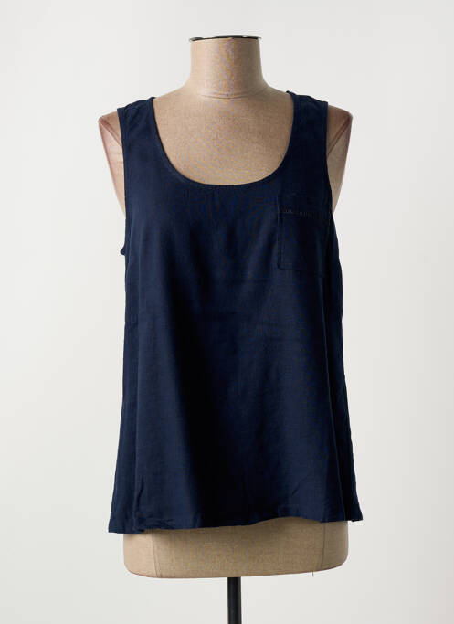 Maiou croială dreaptă fără mâneci albastru ÉTYMOLOGIE femme