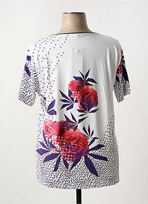 Tricou serigrafie cu strasuri mâneci scurte violet HC MHC femeie
