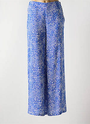 Pantalon larg albastru ÉTYMOLOGIE femeie