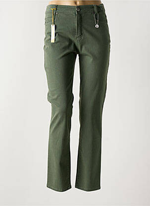 Blugi cu croială slim verde ANNA MONTANA femeie