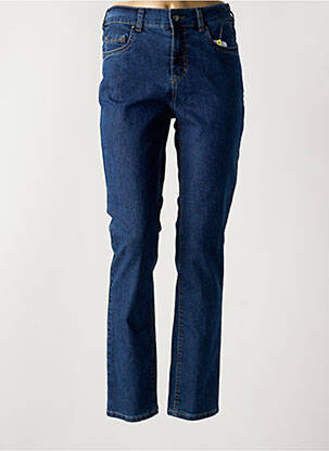 Blugi cu croială slim albastru ANNA MONTANA femeie