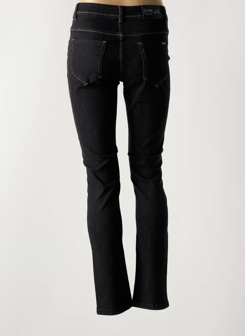 Blugi cu croială slim țesătură brută mărime normală negru GEVANA femme
