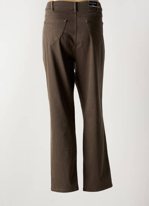 Blugi cu croială slim maro ANNA MONTANA femeie