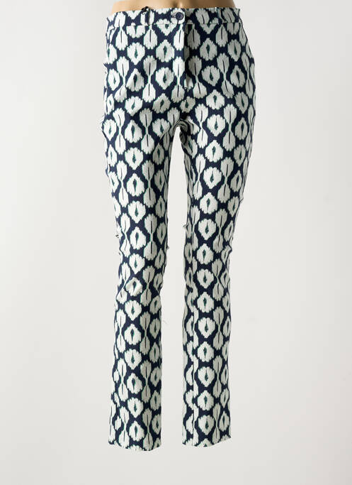 Pantalon chino albastru ÉTYMOLOGIE femeie