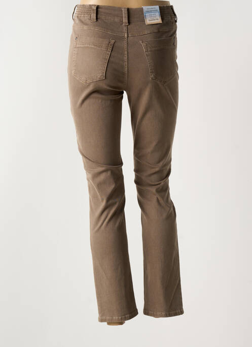 Blugi cu croială slim maro ANNA MONTANA femeie