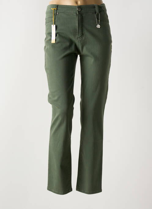 Blugi cu croială slim verde ANNA MONTANA femeie
