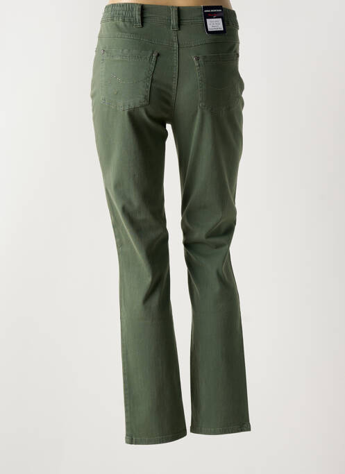 Blugi cu croială slim verde ANNA MONTANA femeie