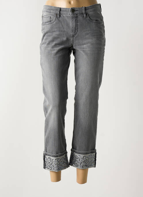 Blugi cu croială dreaptă gri STARK femeie