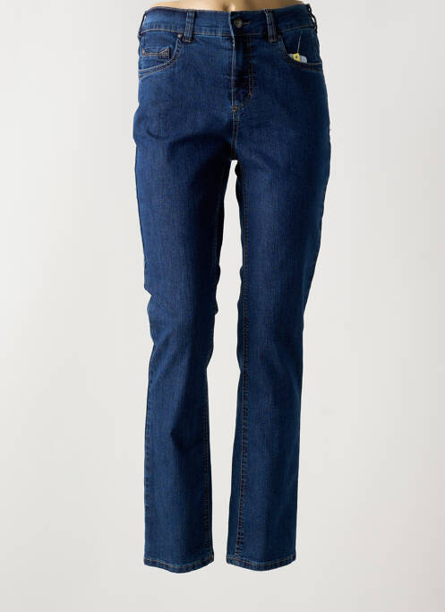 Blugi cu croială slim albastru ANNA MONTANA femeie