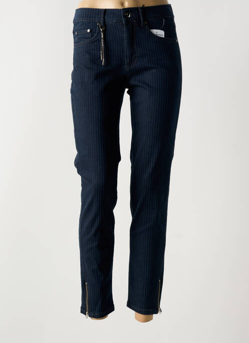 Blugi cu croială slim albastru ANNA MONTANA femeie