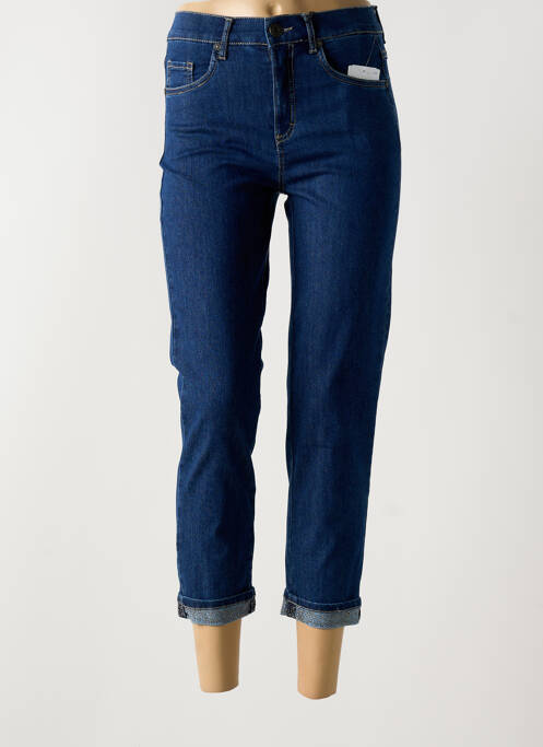 Blugi cu croială slim albastru ANNA MONTANA femeie