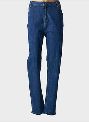 Blugi cu croială slim albastru GEVANA femeie