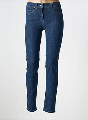 Blugi cu croială slim albastru ANNA MONTANA femeie