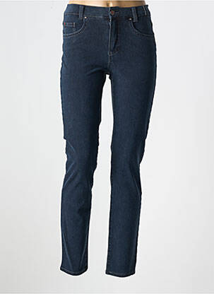 Blugi cu croială slim albastru ANNA MONTANA femeie