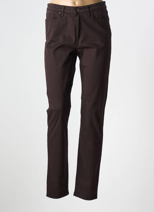 Pantalon slim maro LCDN femeie