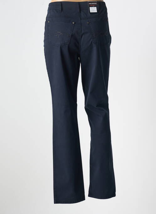 Pantalon drept albastru ANNA MONTANA femeie