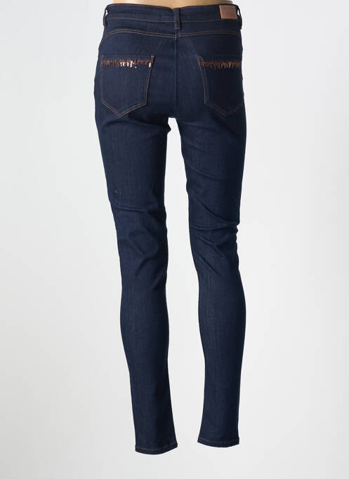 Blugi cu croială slim albastru CHRISTINE LAURE femeie