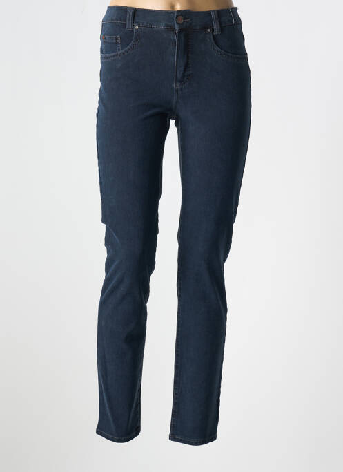 Blugi cu croială slim albastru ANNA MONTANA femeie