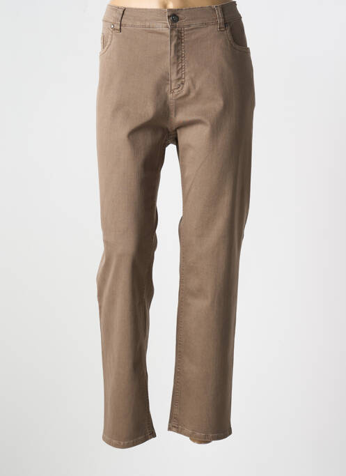 Blugi cu croială dreaptă maro ANNA MONTANA femeie